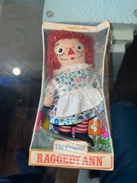 Raggedy Ann Doll In Original Packaging Knickerbocker Toys Approx 8-9' Tall