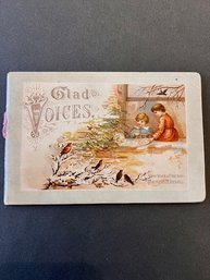 E S Elliott  Glad Voices: Christmas Verses From Chimes Of Consecration Original Booklet Gilt Edged
