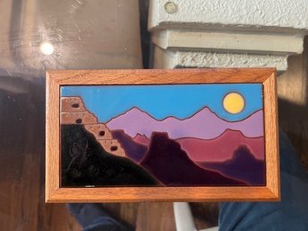 Southwest Tile Framed Tetons