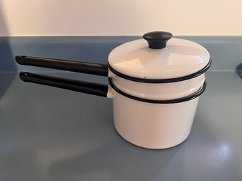 Enamel Double Boiler