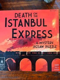 Death On The Istanbul Express A Mystery Jigsaw Puzzle Never Opened