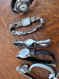 Group Of Gruen And Sterling Silver Ecclissi Watches