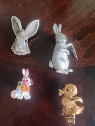 Bunnies And Chick Pins Bunnies By JJ