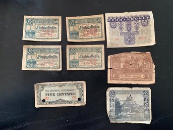 Group Of Foreign Bills
