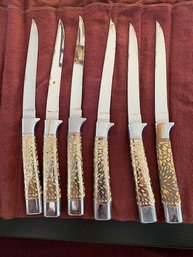 Set Of 6 Steak Knives Carvel Hall By Briddell