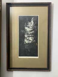 Vintage Etching By Teoli 'lazarus' Signed And Numbered 5/8