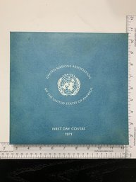 United Nations Silver Coin First Day Covers 1971 6 Pieces