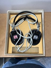 RARE!!  SONY Stereo Headset DR-1A New In Box Made In Tokyo Japan