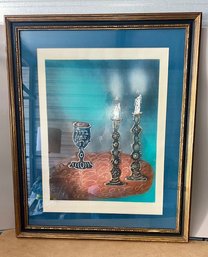 Jean Claude Farhi 'Shabbat' King Solomon Series, Signed And Numbered Framed Lithograph