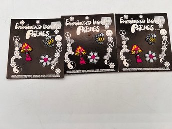 A Group Of 3 Packs Of Retro Patches