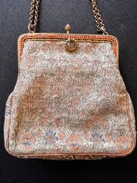 Incredible Silk Woven Vintage Bag Made By Betrix Koopman, Ny