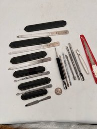 A Large Group Of Mainly German Made Nail/manicure Tools By Germankure