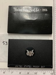 2~ United States Proof Set 1976 #53 & 54