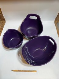 A Group Of 3 Rachel Ray Bowls Midnight