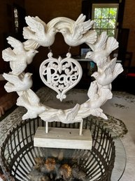 16' Dove  Peace Ceramic Sculpture