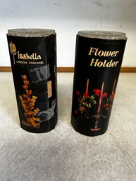 2 Stacks Of Flower Arrangers Plastic
