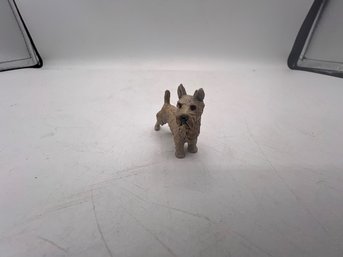 Austrian Painted Bronze Miniature Scottie Dog