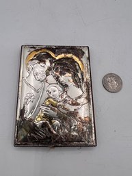 Religious Icon Small Plaque Approx 4' Tall