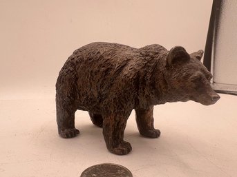 Black Bear Sculpture Pewter