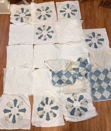 Group Of 15 12' Squares With All The Extra Materials To Finish Quilt Sturbridge Fabrics