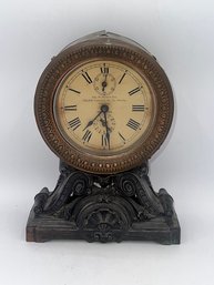 Geo. Welsch Son 233-35 Greenwich St New York Seth Thomas Mantle Clock