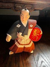Japanese Chalkware Samurai