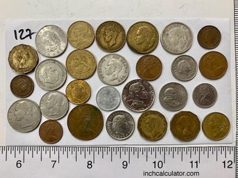 Lot Of 27 Foreign Coins #127
