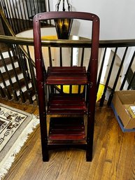Mahogany Library Ladder