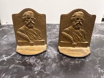 Pair Of Longfellow Bookends