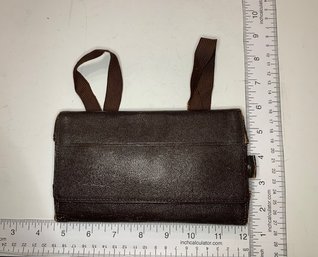 Antique Leather Jewelers Pouch