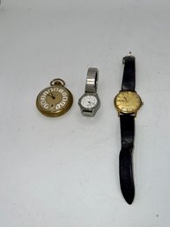 Group Of Watches Including An Omega Geneve Waterproof Watch