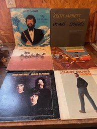 6 Vinyl Albums Including  Blood Sweat And Tears, Johnny Mathis, Three Dog Night, Herb Alpert,James Galway