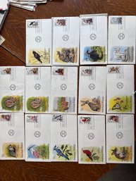 Great Group Of American Wildlife First Day Of Issue Stamps