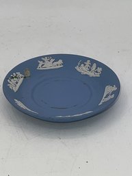 Small Blue Jasperware Wedgwood Plate