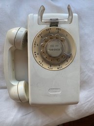 Retro Off White Wall Phone!