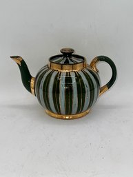 Gilt Embellished Small Clay Teapot