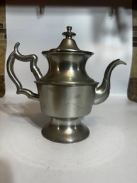 Henry Ford Museum Woodbury Tea Pot Pewter