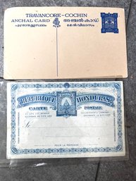 2 Antique Foreign Postcards