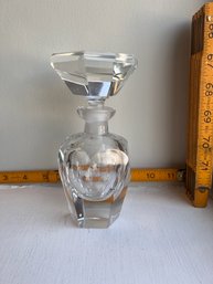 Large Crystal Perfume Bottle  6' Tall