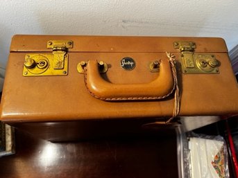Cow Hide Leather ShorTrip Suitcase With Surprise Found Inside!