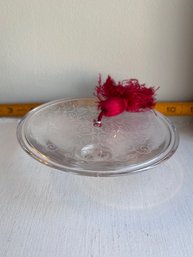 Baccarat Crystal Rendezvous Bowl With Lid Tassel - Large 7'