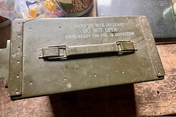 Army Metal Box With Oil Changing Materials