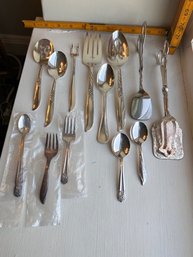 Wm Rodgers Silverplate, Serving Pieces, Some In Original Plastic