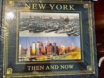 4 NIB Easton Press New York Then And Now Leather Bound Limited Release