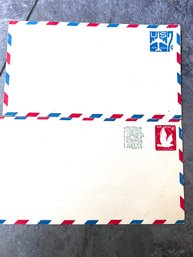 Pair Of Vintage Airmail Stamped Envelopes