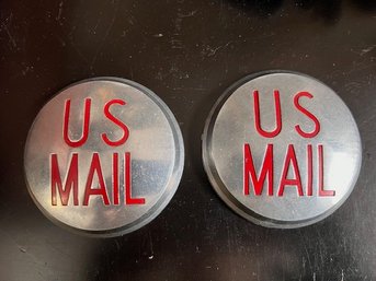 A Pair Of US Mail Caps