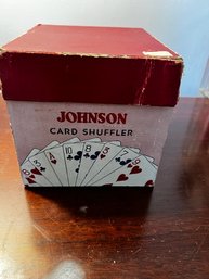 Vintage Johnson Card Shuffler Up To 4 Decks