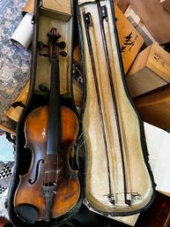 Vintage Violin With Case AS IS