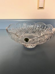 A Waterford Crystal Bowl With Original Tag
