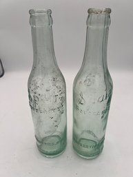 A Pair Of Vintage Bottles Spatz Beverages Saugerties NY